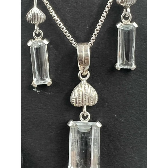 Aquamarine Gemstone Handmade Jewelry Set Stone Mine Gilgit Pakistan - Picture 5 of 11